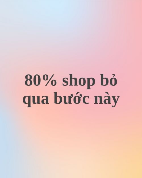 Đừng tiếc tiền cọc mẫu nếu không muốn lỗ cả lô